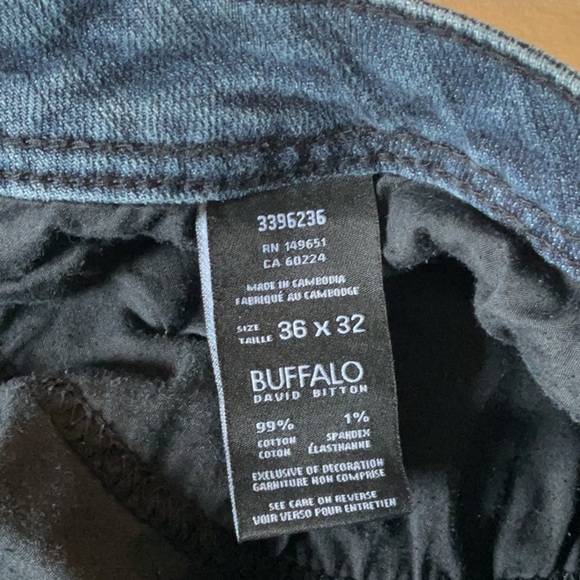 Buffalo David Bitton Relaxed Blue Jeans Classic Comfort - Picture 14 of 15